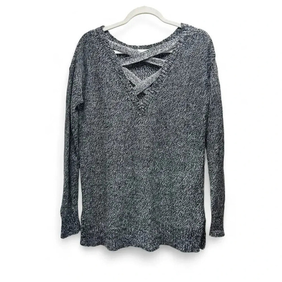 Arizona Jean Co Women's Gray Long Sleeve V-neckline Sweater Size Small - Picture 1 of 9